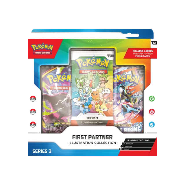 Mega Evolution: Ascended Heroes – Collection (3 First Illustration Partner Series)