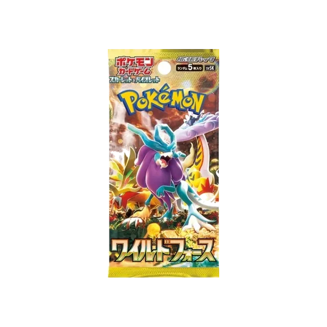 Scarlet & Violet: Wild Force – Boosterpakke – japansk