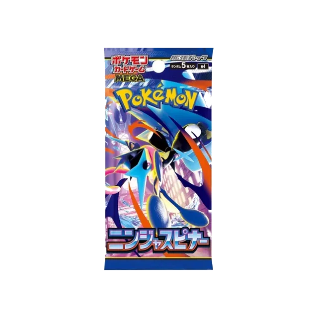 Mega Evolution: Ninja Spinner – Boosterpakke – japansk