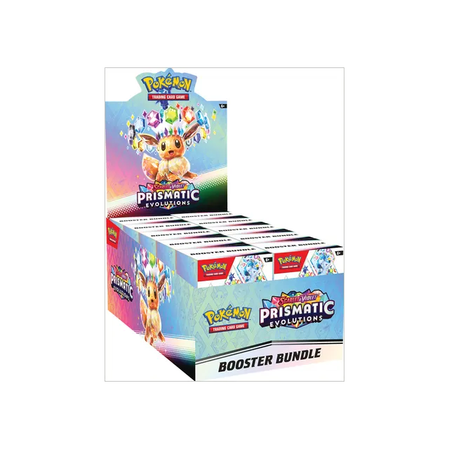 Scarlet & Violet: Prismatic Evolutions – Booster bundle display