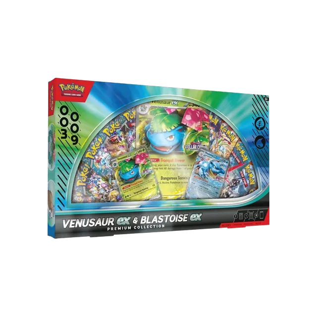 Venusaur EX & Blastoise EX Premium Collection