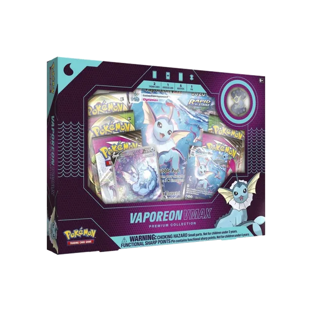 Pokemon Vaporeon VMAX Premium Collection Box